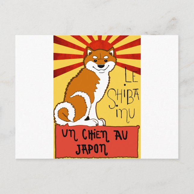 Postal LeShiba (Anverso)