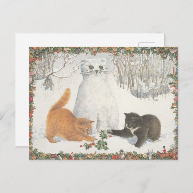 Postal Lesley Anne Ivory Navidades Postcard (Anverso / Reverso)