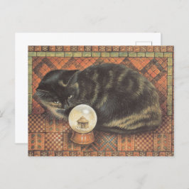 POSTAL LESLEY ANNE IVORYS CHRISTMAS CAT POSTCARD