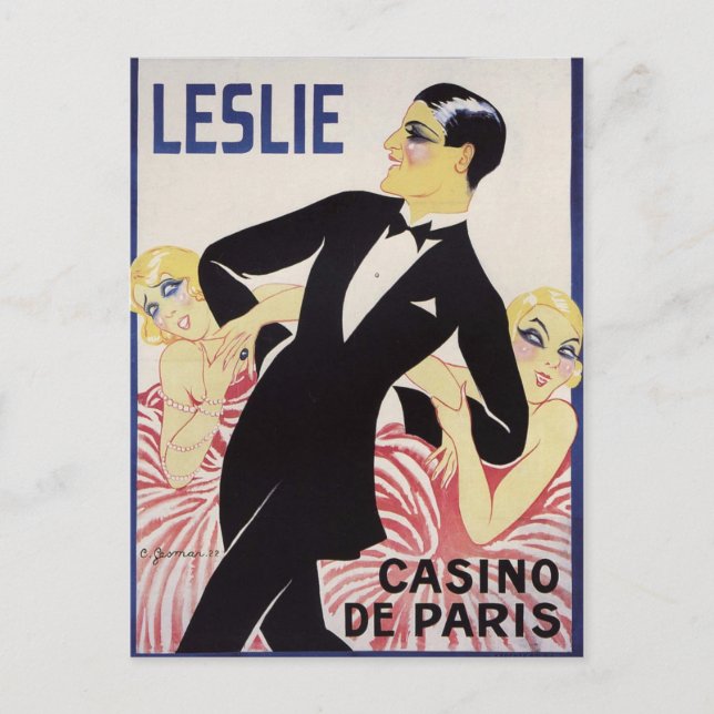 Postal ¡Leslie! (Anverso)