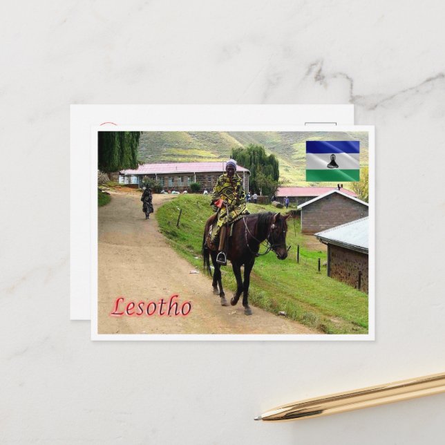 Postal Lesotho - Basotho - (Anverso/Reverso In Situ)