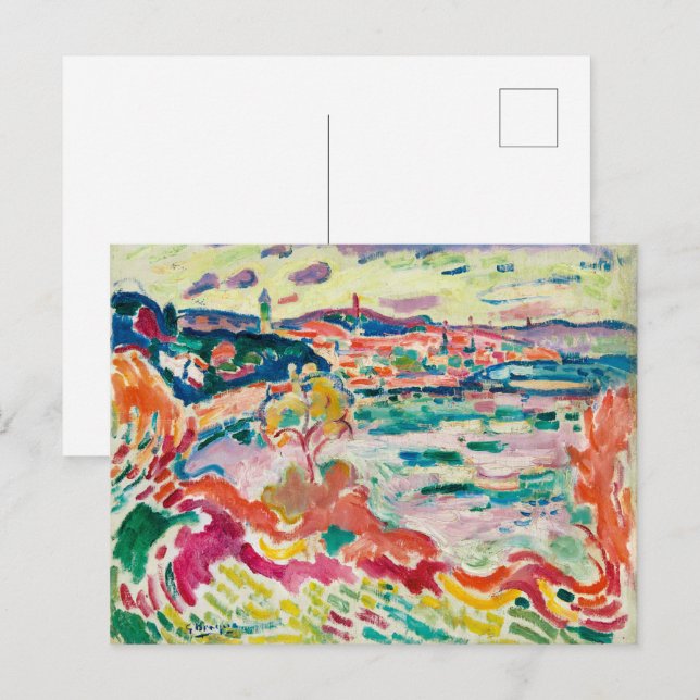 Postal L'Estaque | Georges Braque | (Anverso / Reverso)