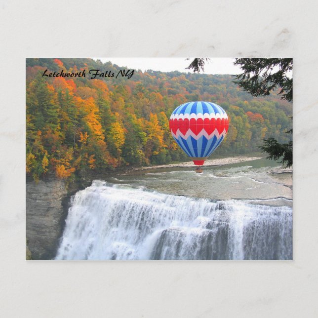 Postal Letchworth Falls NY (Anverso)