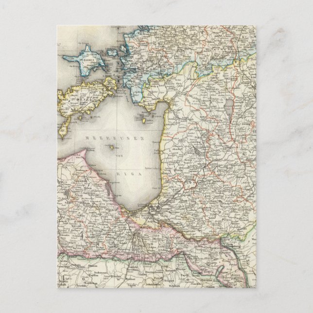 Postal Letonia, Estonia (Anverso)