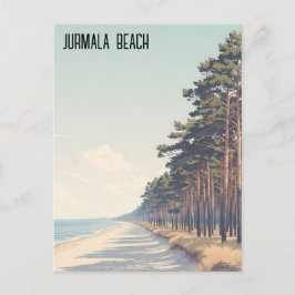 Postal Letonia Jūrmala Playa Viajes