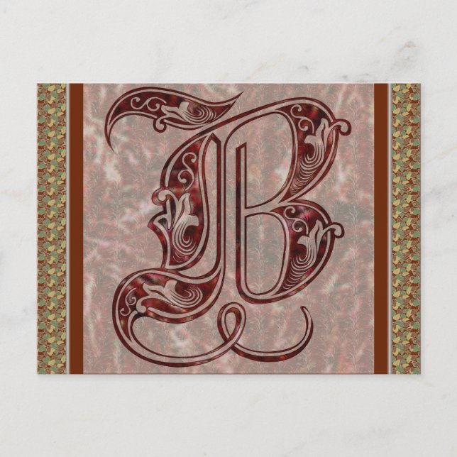 Postal Letra B (Anverso)