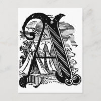 Letra caligráfica antigua letra masónica a