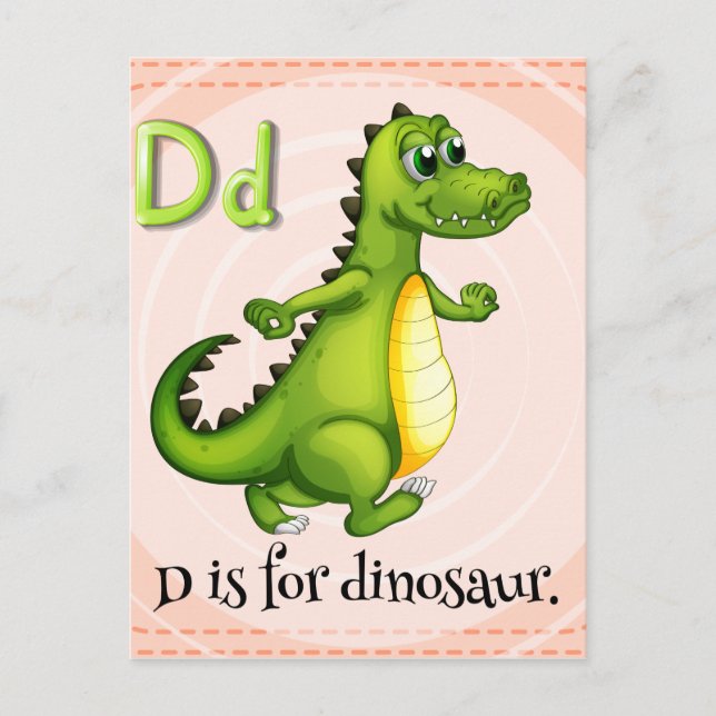 Postal Letra D (Anverso)