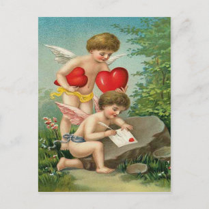 Postal Letra de amor