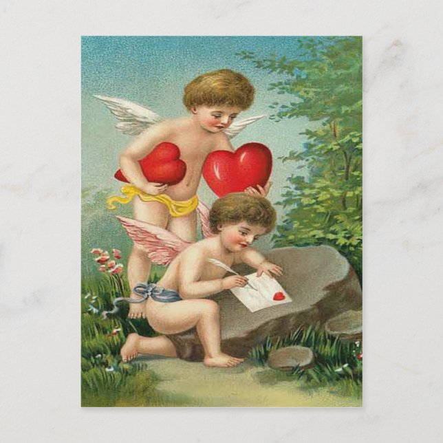 Postal Letra de amor (Anverso)