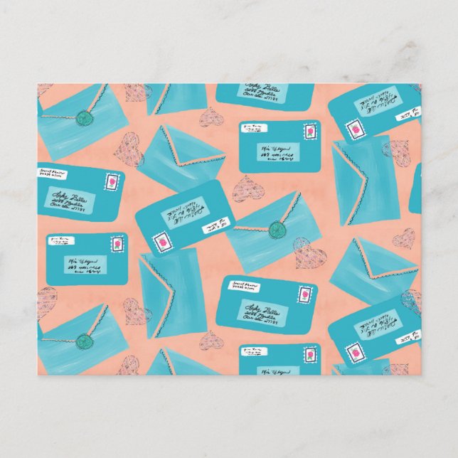 Postal Letra de amor (Anverso)