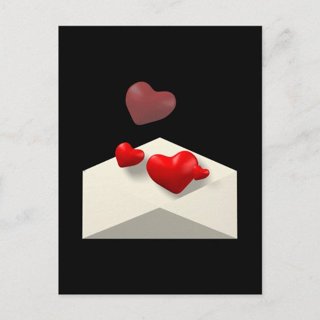 Postal Letra de amor (Anverso)