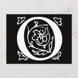 Postal Letra de fantasía o