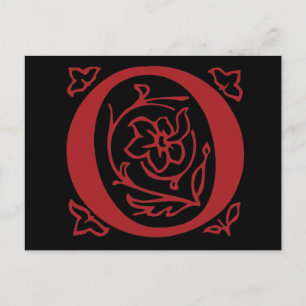 Postal Letra de fantasía o