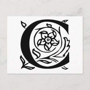 Postal Letra de grifo C