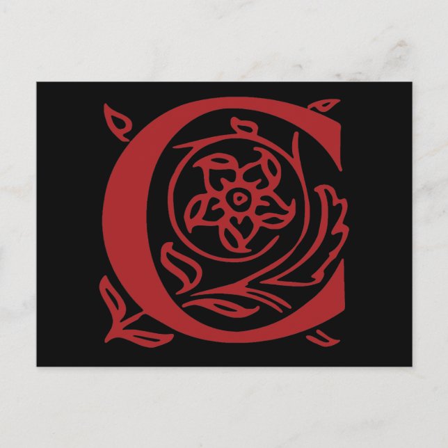 Postal Letra de grifo C (Anverso)