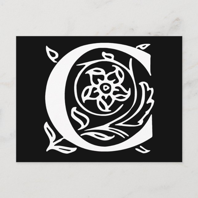 Postal Letra de grifo C (Anverso)