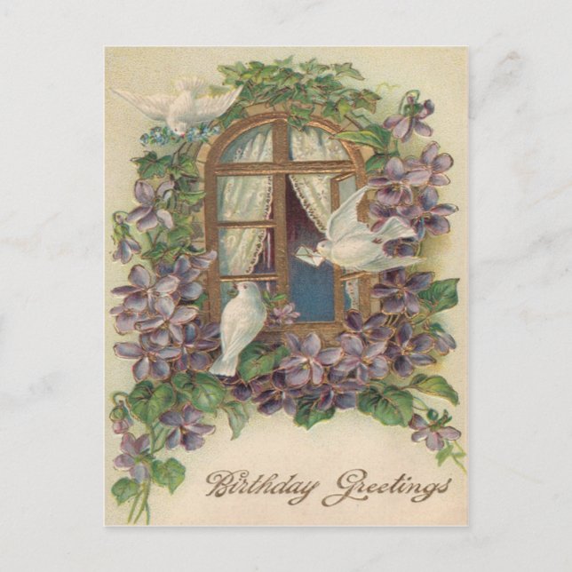 Postal Letra de la ventana de la ranura nomeolvides-no (Anverso)