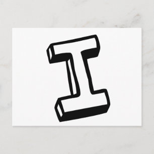 Postal Letra I