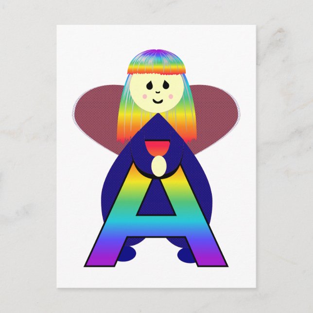 Postal Letra inglesa a (Anverso)