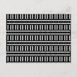 Postal Letra inicial monograma H