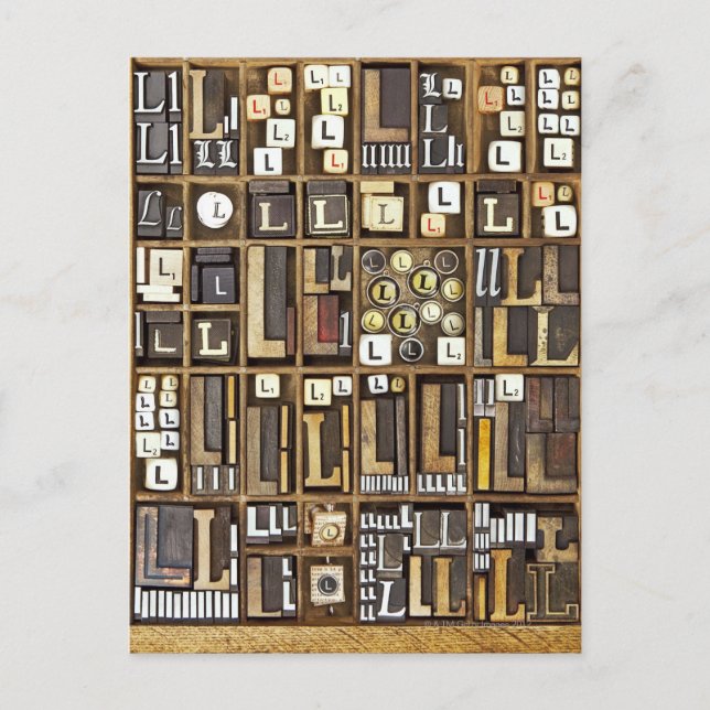 Postal Letra L (Anverso)