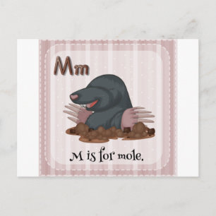 Postal Letra M