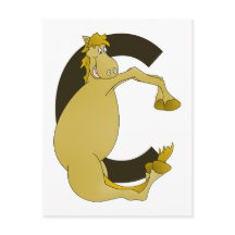 Letra monográfica C pony