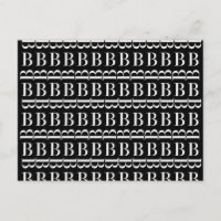 Letra monográfica inicial B