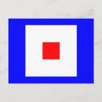 Letra nautica de la señal de la bandera alfabética