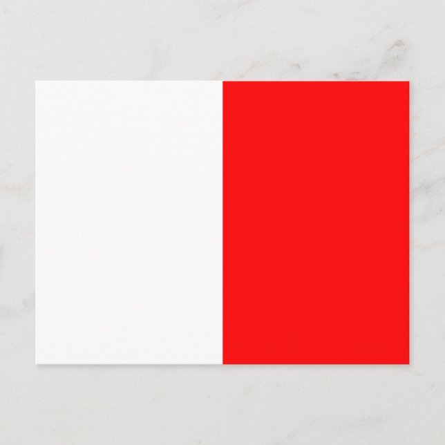 Postal Letra nautical Flag Signal H (Anverso)