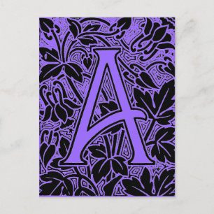 Postal Letra ordenada "A"