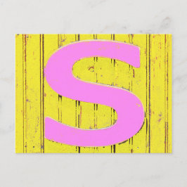 Postal Letra s