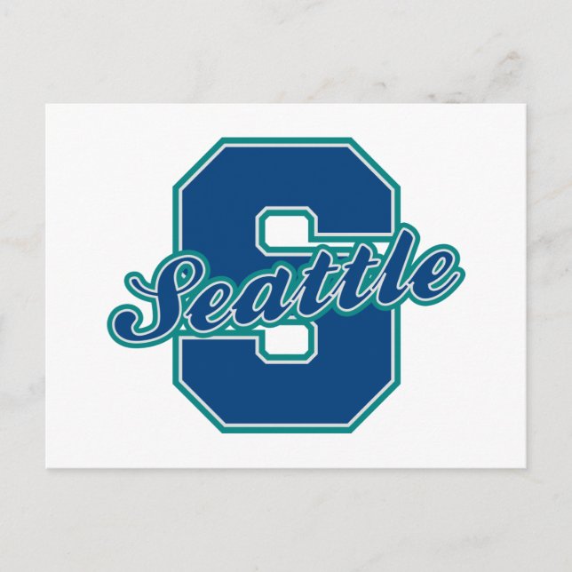 Postal Letra seattle (Anverso)