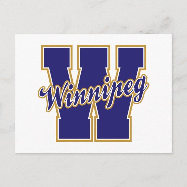 Postal Letra Winnipeg (Anverso)