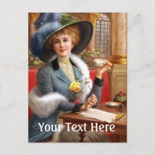 Postal Letras De Caída Y Té