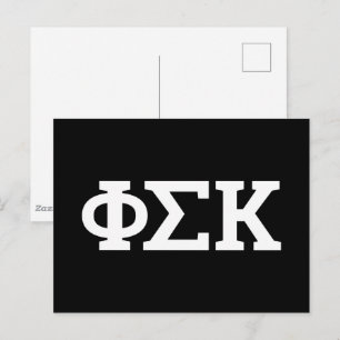 Postal Letras de Phi Sigma Kappa