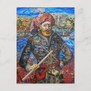 Postal Letras encantadoras de Stepan Razin Postcard Origi