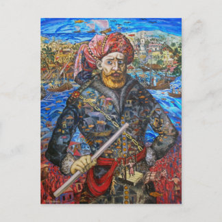 Postal Letras encantadoras de Stepan Razin Postcard Origi