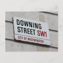 Letrero de Downing Street