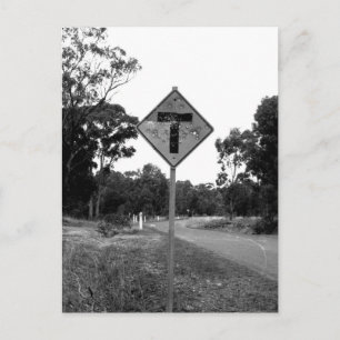 Postal Letrero en el camino de Shot T' Pieces