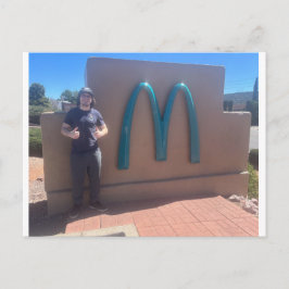 Postal Letrero 'M' de McDonald’s turquesa