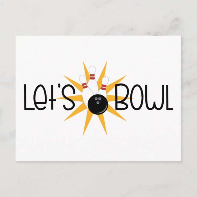 Postal Lets Bowl (Anverso)