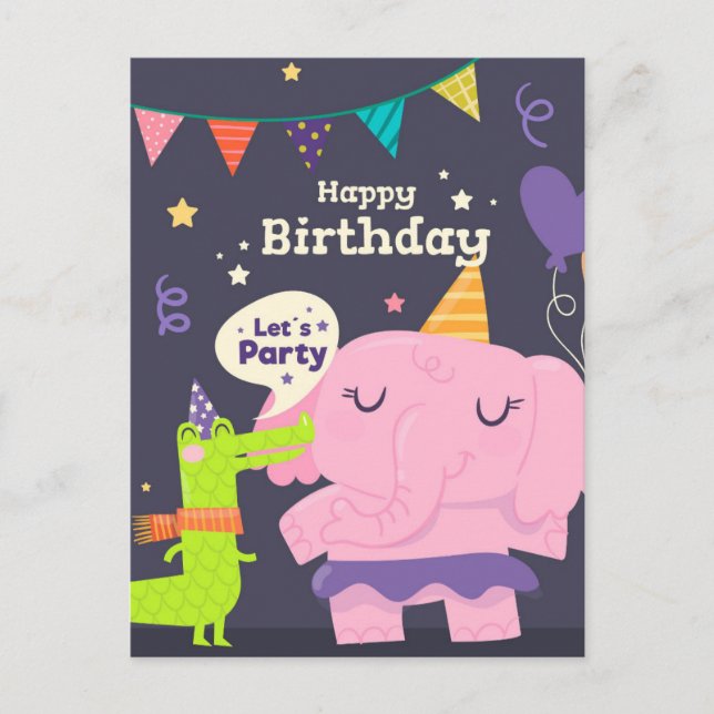 Postal Lets Fiesta (Anverso)