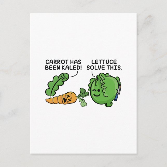 Postal Lettuce resuelve esto (Anverso)