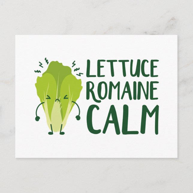 Postal Lettuce Romaine Calm (Anverso)
