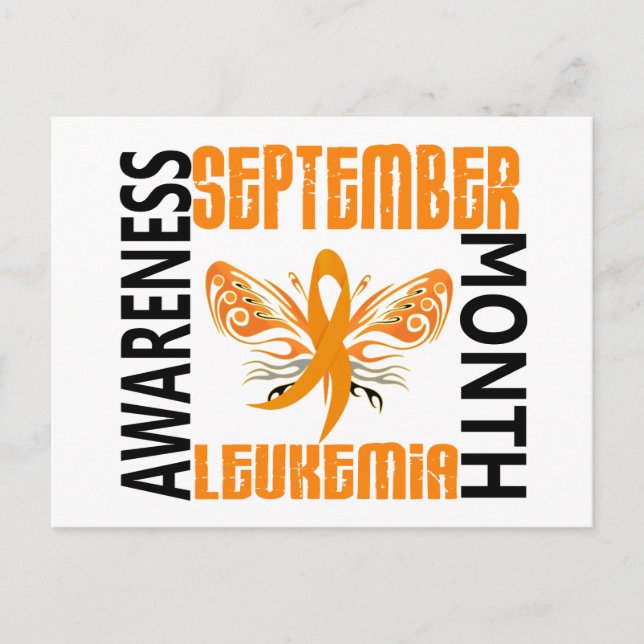 Postal Leucemia Awareness Mes Mariposa 3.4 (Anverso)