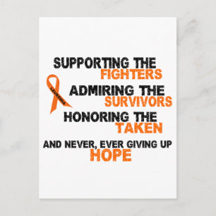 Postal LEUKEMIA Apoyo a Admiración Honor 3