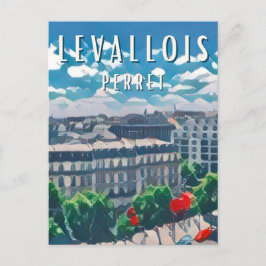Postal Levallois Perret Photo Vintage