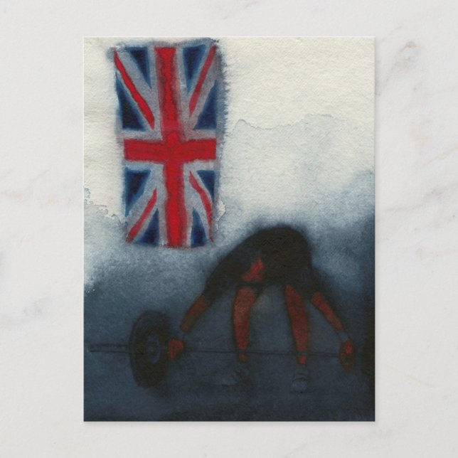 Postal Levantador de pesos 2010 (Anverso)